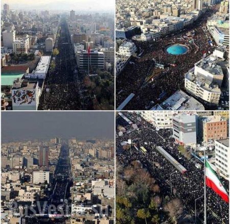 Миллионы вышли на улицы: Весь Иран встал проводить своего героя (ФОТО, ВИДЕО)