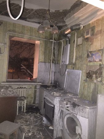 Взрыв бытового газа в жилом доме Уфы, пострадал весь подъезд (ФОТО, ВИДЕО)