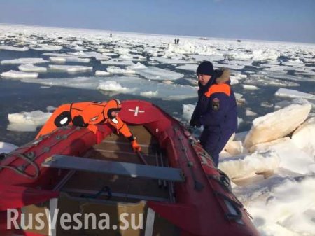 300 рыбаков унесла в море отколовшаяся льдина — спасательная операция на Сахалине (ФОТО, ВИДЕО)