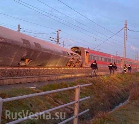 Крушение скоростного поезда в Италии, есть погибшие и раненые (ФОТО, ВИДЕО)