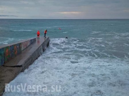 Трагедия на пляже Крыма: во время шторма погибли люди (ФОТО, ВИДЕО)