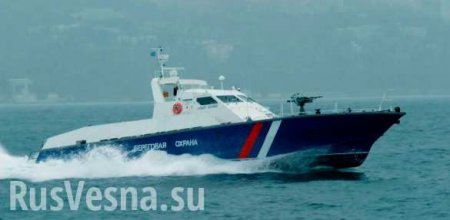 «Пытались скрыться»: ФСБ задержало украинское судно в Азовском море