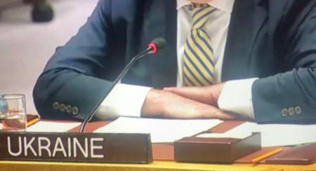 Оборванец: конфуз Украины в ООН — оторванная пуговица опозорила Киев (ФОТО)