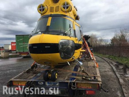 Поляк пытался ввезти на Украину вертолёт без документов (ФОТО, ВИДЕО)