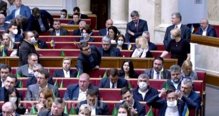 Нардепы устроили маски-шоу в Верховной раде (ФОТО, ВИДЕО)