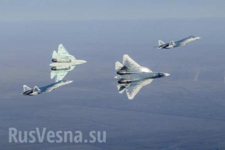 Уникальные кадры полётов новейших истребителей пятого поколения Су-57 ВКС России (ФОТО, ВИДЕО)