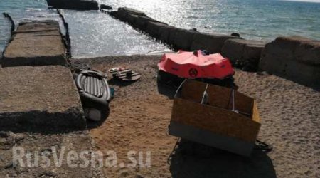Мужчину оштрафовали за попытку самоизолироваться на берегу Чёрного моря (ФОТО, ВИДЕО)