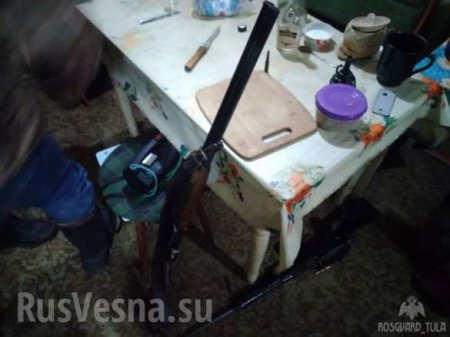 В Тульской области мужчина открыл стрельбу по полицейским (ФОТО, ВИДЕО)
