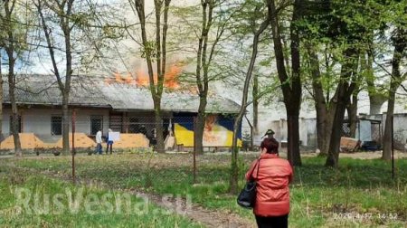 Во Львове пылает «Феникс»: загорелся центр реабилитации боевиков «АТО» (ФОТО, ВИДЕО)