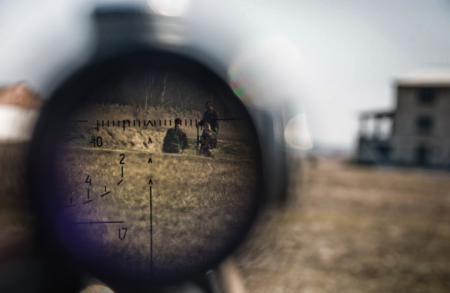 Донбасс: снайпер ликвидировал украинского наводчика (ФОТО)
