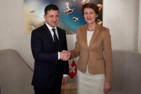Зеленский повёз президента Швейцарии на Донбасс
