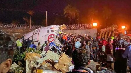 Лайнер из Дубая разбился при посадке в Индии, два десятка погибших (ФОТО, ВИДЕО)