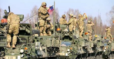 «Уведомляем Белоруссию»: зачем танки США прибывают в Прибалтику (ФОТО)