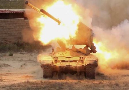 «Огненный смерч» в Карабахе: армия НКР уничтожила вражеский «Солнцепёк» (ВИДЕО)
