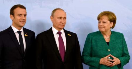 Путин, Меркель и Макрон обсудили Донбасс, Ближний Восток и дело Навального
