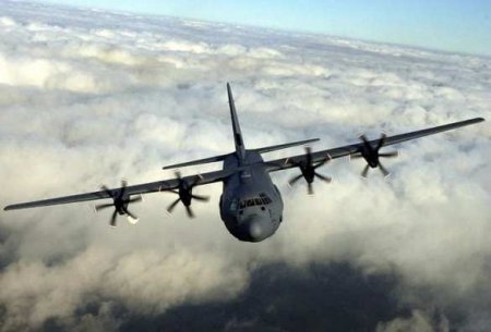 В Киев из Риги прибыл самолёт ВВС США с неизвестным грузом