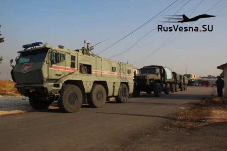 Колонны Армии России едут в разные концы Сирии (ФОТО)