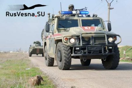 Военные России на реке Евфрат: армия США не справилась с агрессией партнёра по НАТО (ФОТО)