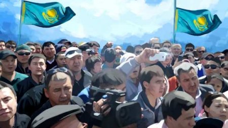 Протесты перекинулись на русский север Казахстана (ВИДЕО)