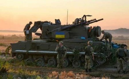 Под Донецком точный удар накрыл бронетехнику ВСУ