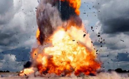 СРОЧНО: Взрыв на трассе Горловка-Донецк (ВИДЕО)