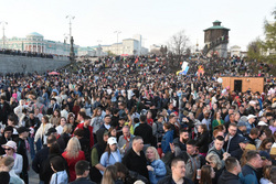 Праздничный концерт в Екатеринбурге посетили 250 тысяч зрителей