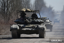 Бегство украинской пехоты от российского танка попало на видео