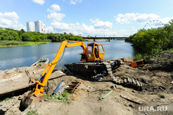 Мэрия Челябинска разрешила строить крупный офисный центр на берегу реки. Фото