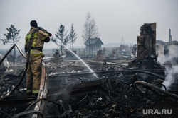 В Екатеринбурге возле ж/д станции произошел крупный пожар