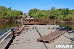 В Курганской области начали восстанавливать важный мост через Тобол. Фото